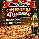 Combo Smile Gigante (45cm) 16 Fatias +Broto+Refri 2L